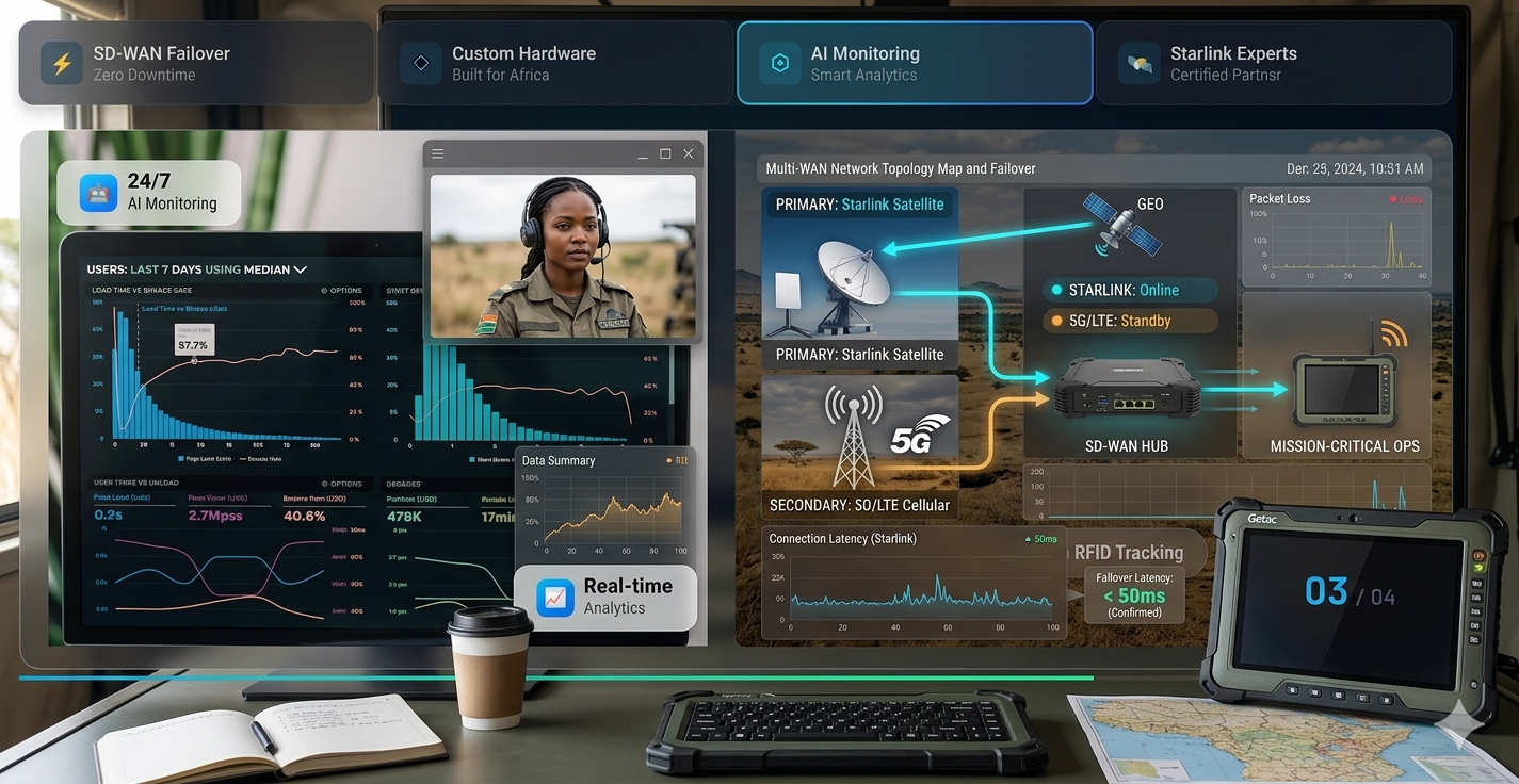 AI-powered monitoring dashboard